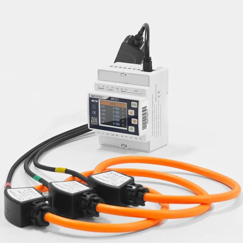 Rogowski Coil Kit for Rail-Mounted Three-Phase Smart Electricity Meter