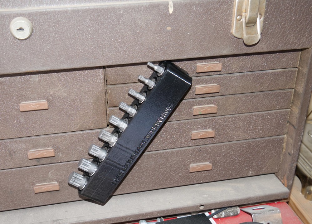 Magnetic Socket Organizer for Triple Square Sockets – Magnetic Socket Holder