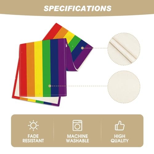 Rainbow Pride Day LGBT Table Runner, Kind 13" x 90", Table Runner Multi Color