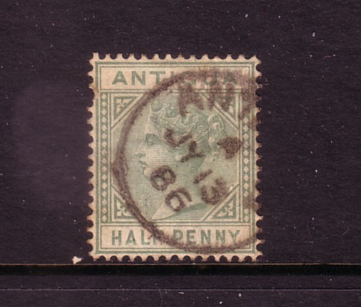 ANTIGUA....  1882  ½d green used