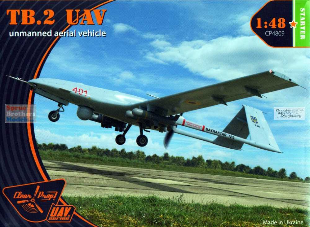 CLPCP48009 1:48 Clear Prop Models TB.2 UAV