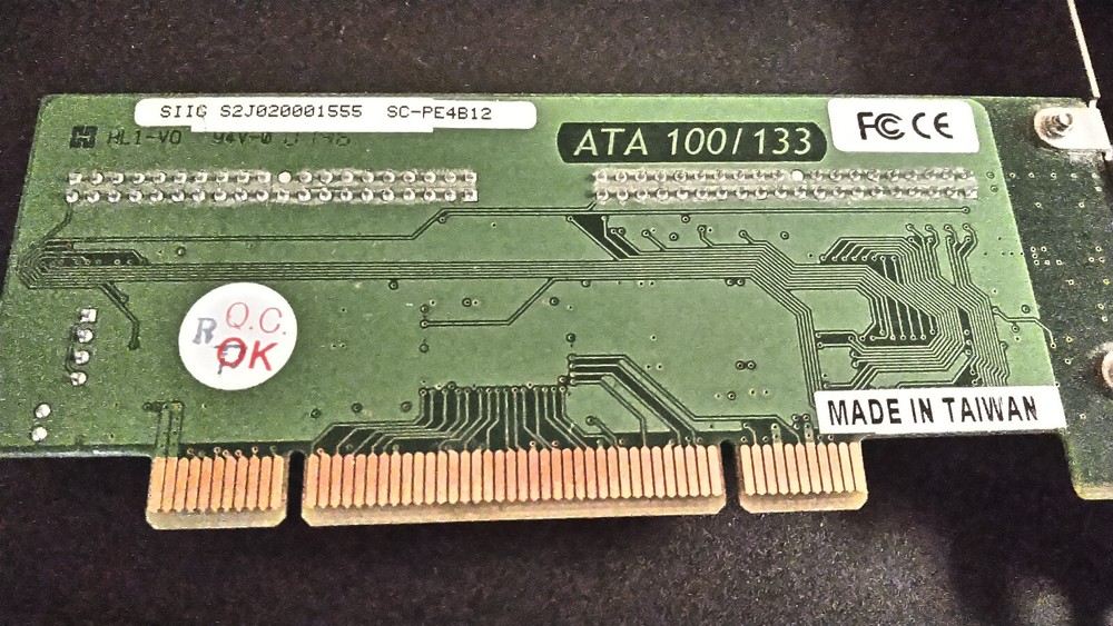 {SIIG} SC-PE4B12 32-Bit PCI IDE High-Speed Dual Channel Host Controller