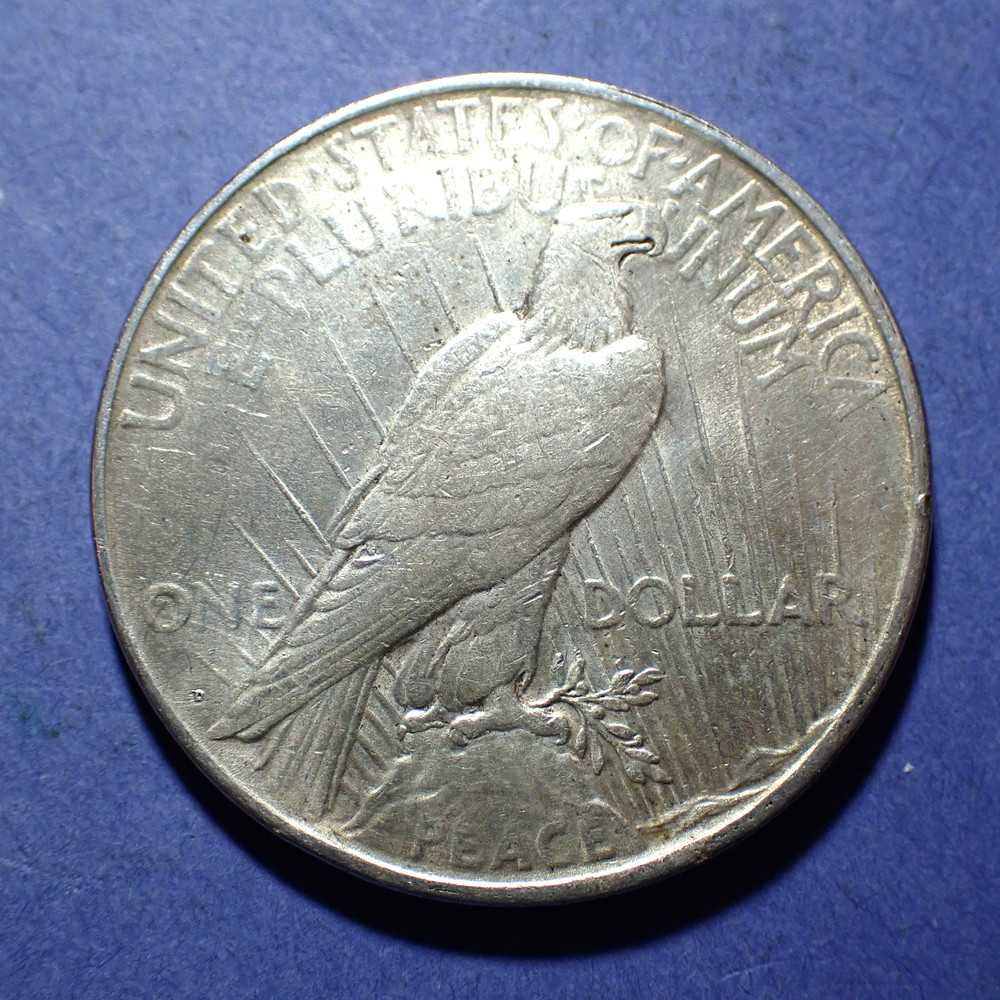1922-D Peace Dollar XF details