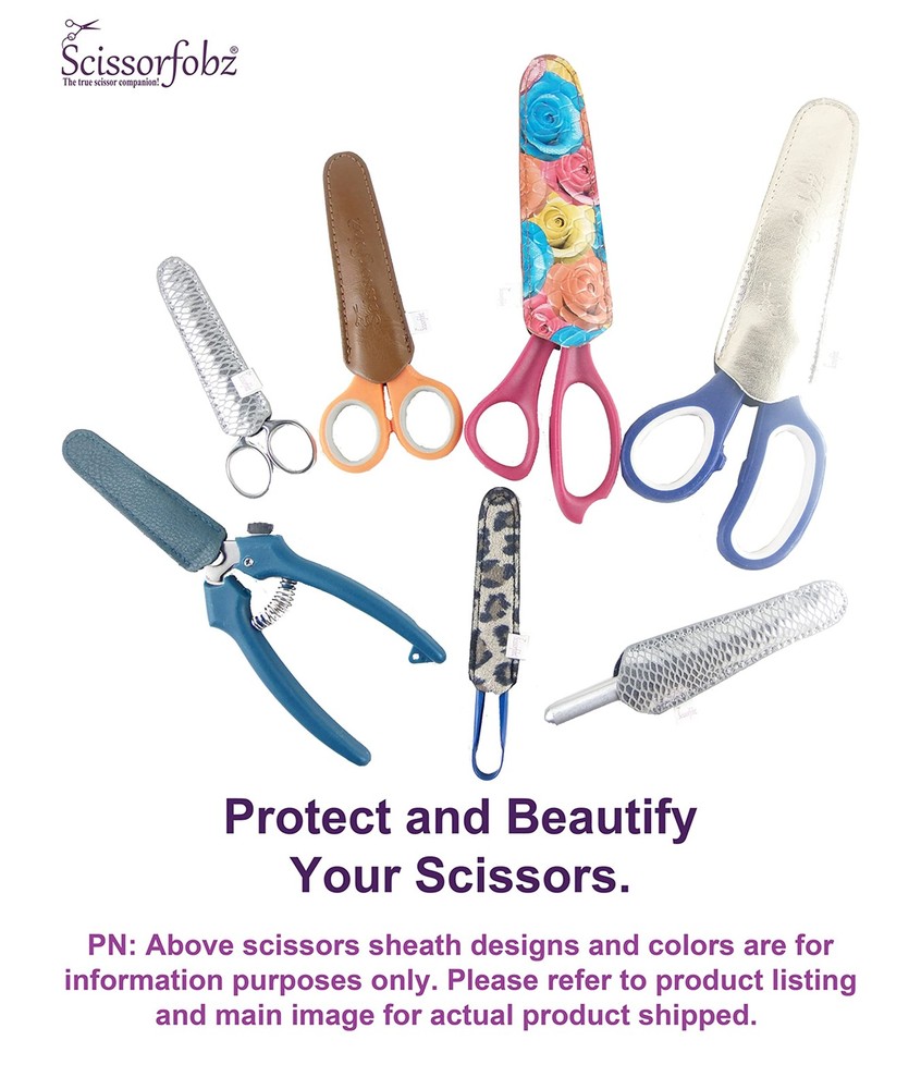 Designer Scissors Sheaths Shears Protective Covers-4 pcs Assorted Size Value ...