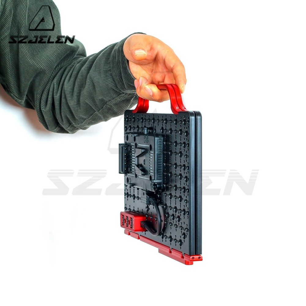 Portable Camera Monitor Board Multi Functional V-mount Battery Distributor Panel