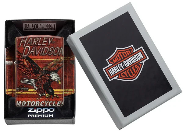 Zippo Lighter Harley-Davidson® Flying Eagle Design