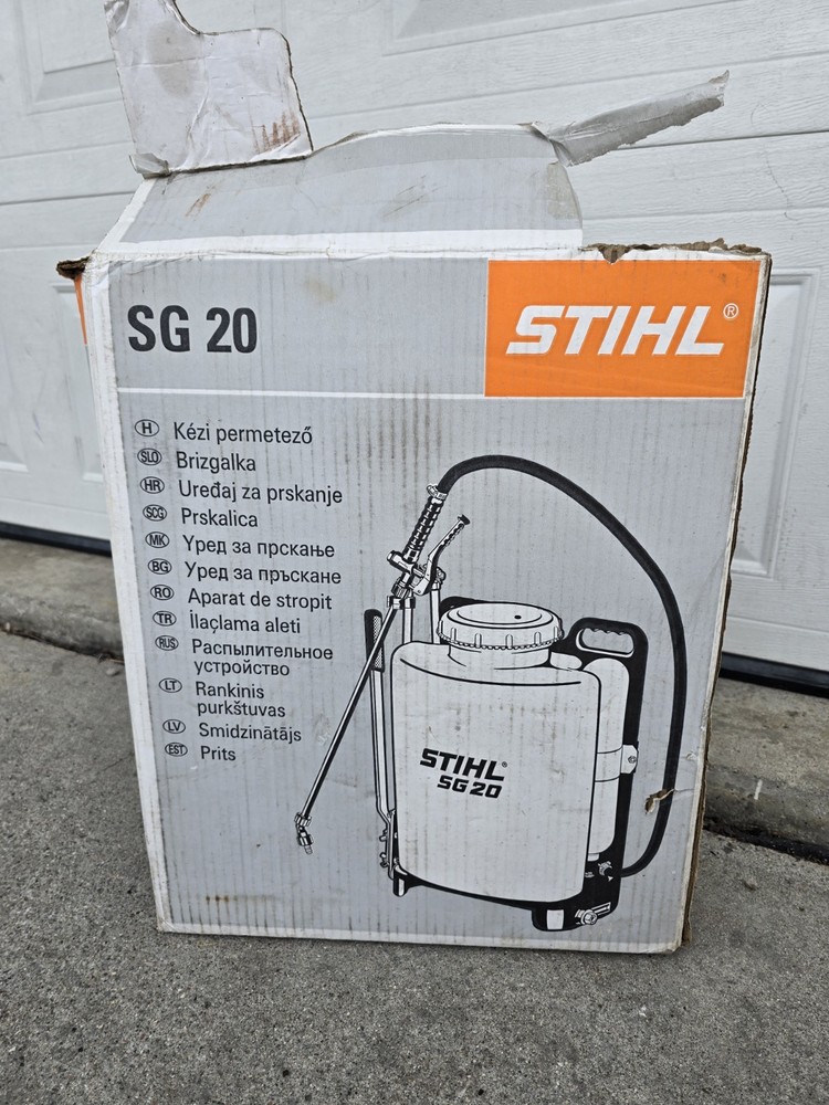 Stihl SG 20 Back Pack Sprayer Manual Pump Nice Condition