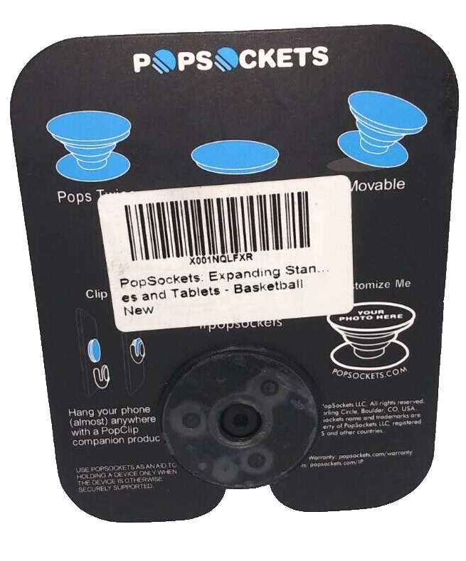 Authentic PopSockets Basketball PopSocket Pop Socket Phone Holder with defect