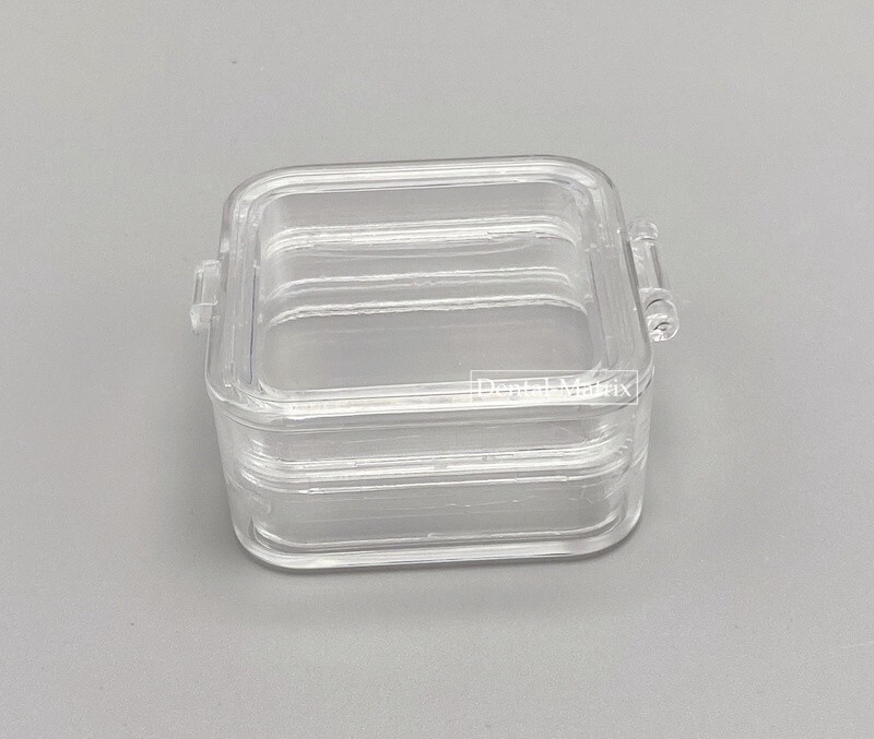 90 Pcs Denture False Teeth Container Membrane Case Hinged Display Box Jewelry