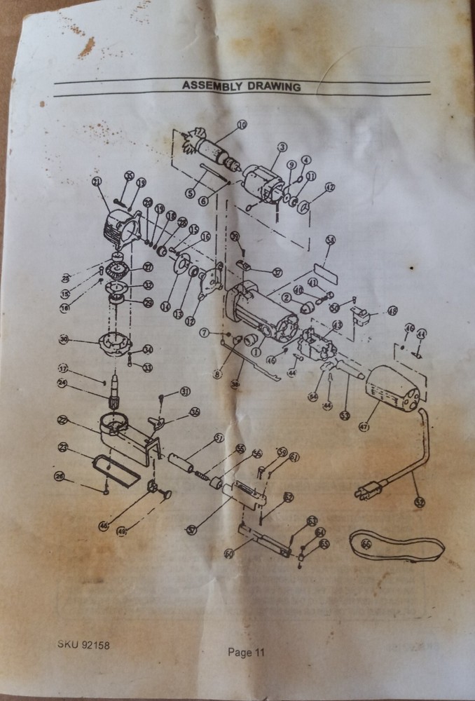 Chicago Model 92158 Band Sander, Used