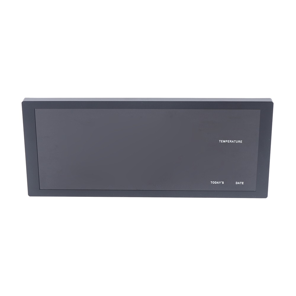 Digital Wall Clock Large Display with Time Date Temperature LED Digital