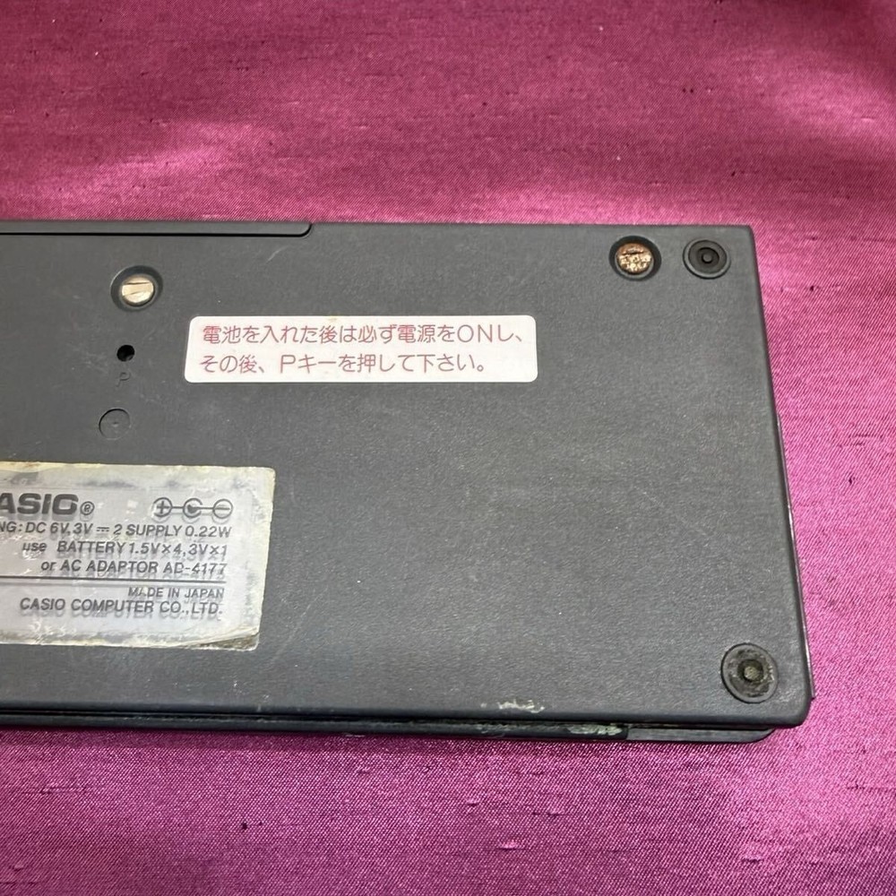 CASIO Z-1GR 16-bit CPU Calculator Pocket Computer Used