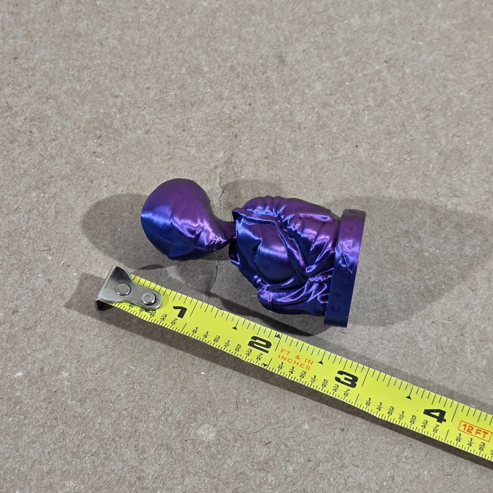 Alien Buddha Figurine 2" 3d printed plastic