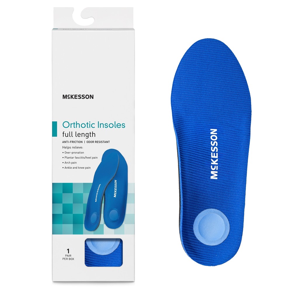 McKesson Blue Insole Size E 16-1005-01E 12 Ct