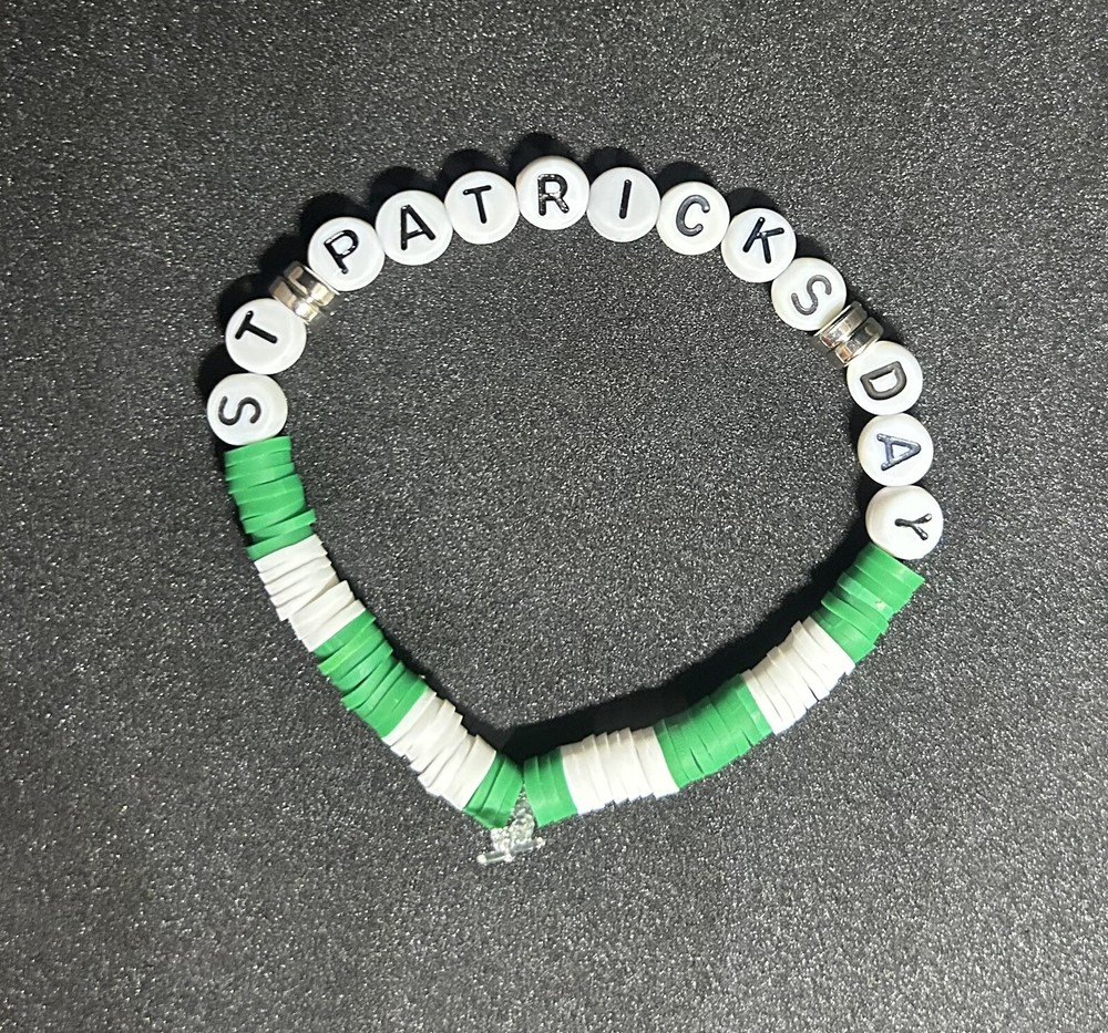St. Patrick's Day Heishi Bracelet
