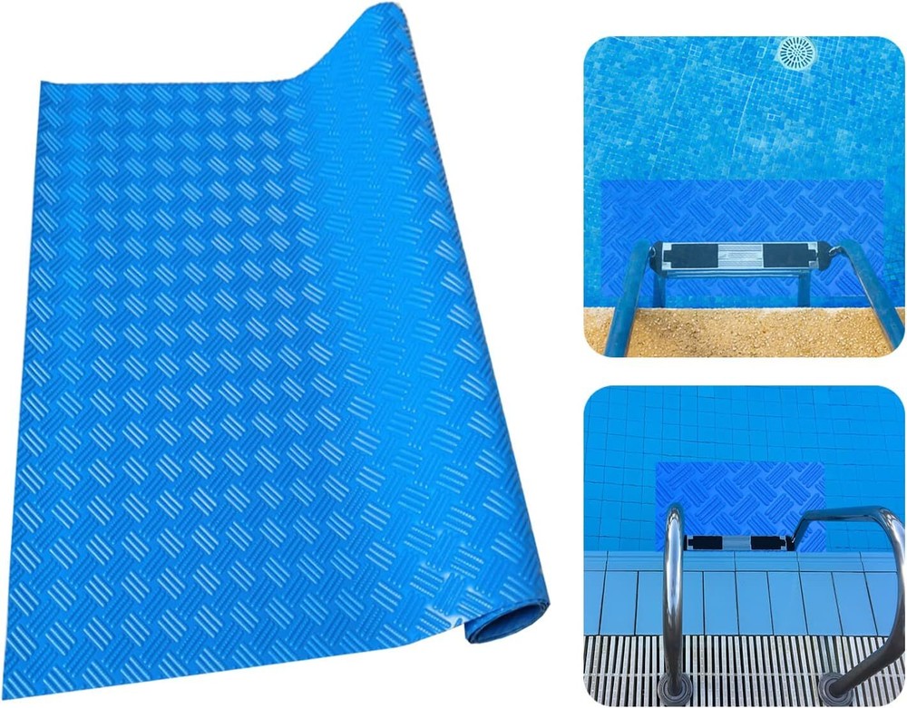 Swimming Pool Ladder Mat Protective Pool Ladder Pad Step Mat Non-Slip Texture