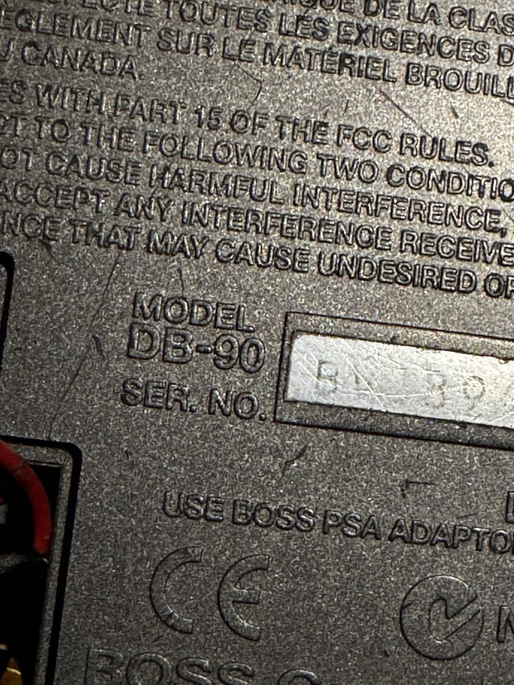 Boss DB-90 Talking Dr. Beat Metronome Tested Working