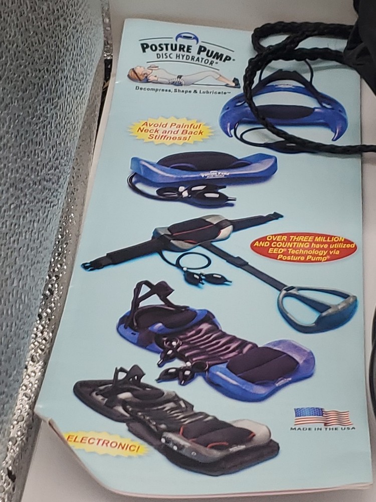 Posture Pump Disc Hydrator Elliptical Back Rocker Back Model 2000