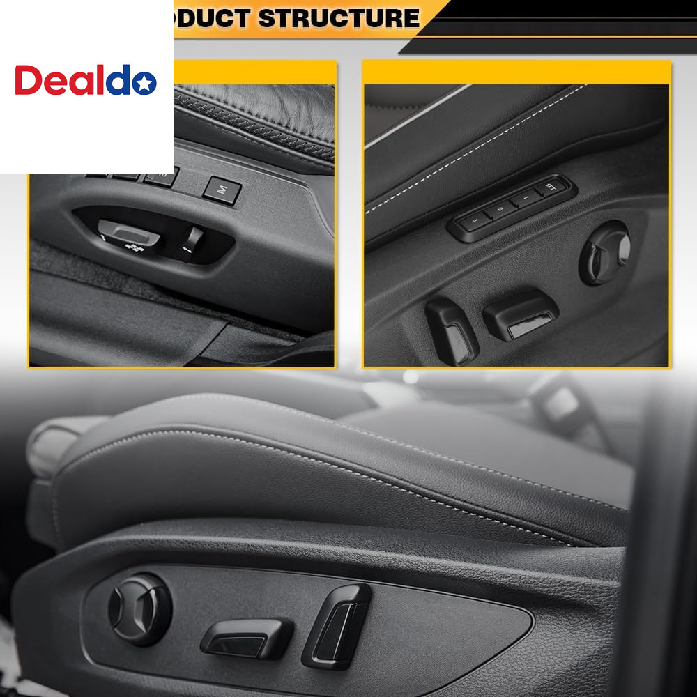 Front Left Outer Seat Trim Panel Compatible with Tesla Model 3 2017-2023, Fit Te