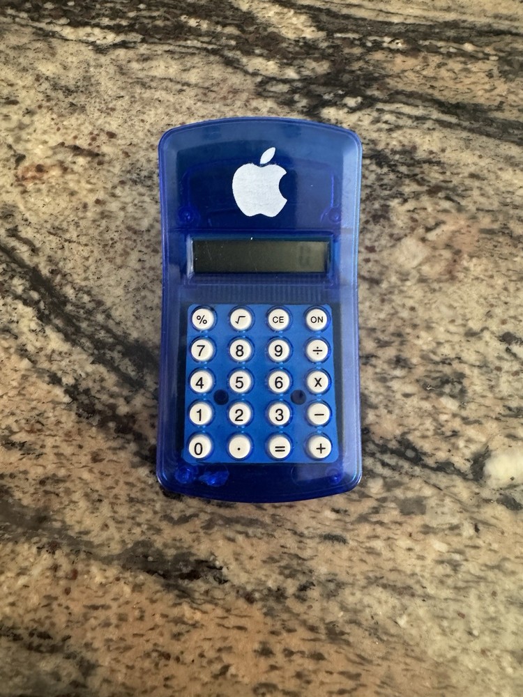 Apple Computer Refrigerator Magnet Calculator Clip