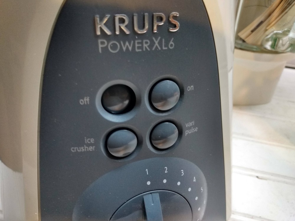 Krups PowerXL6 Combi 50 oz Blender Variable Speed & Food Processor Attachment