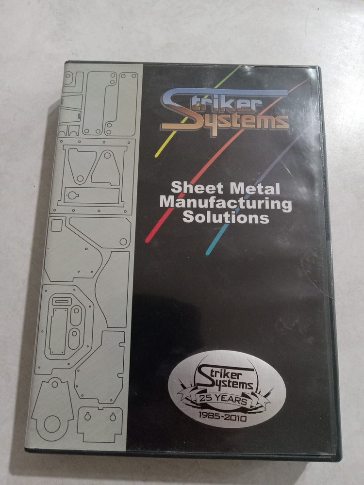 Striker Systems 2011 DIE Professional FabCAD Sheet Metal CAD CAM Software 2007