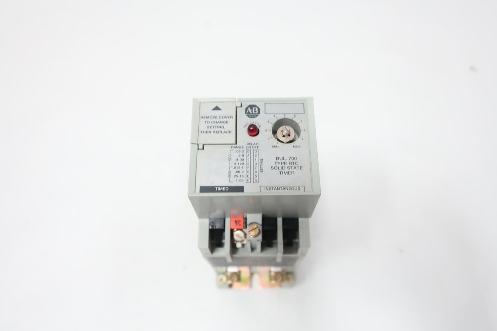 Allen Bradley 700-RTC00010U1 Solid State Timer 120v-ac 120v-dc