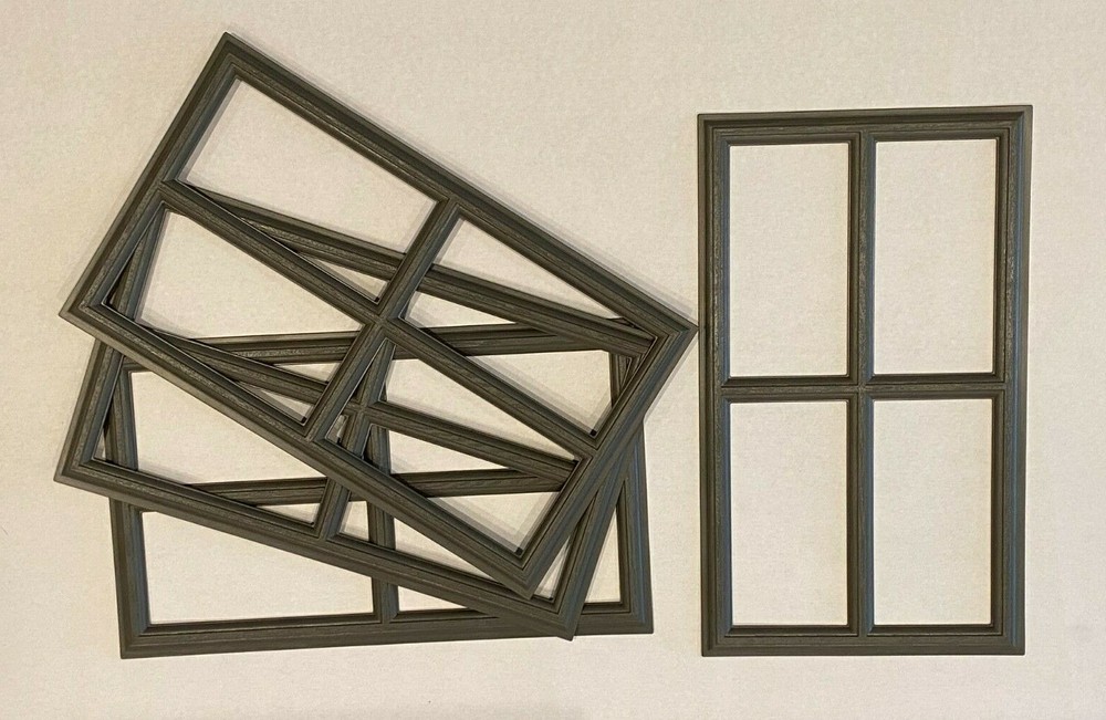 8 Amarr Stockton Charcoal Grey Replacement Inserts for Short Panel Amarr Doors