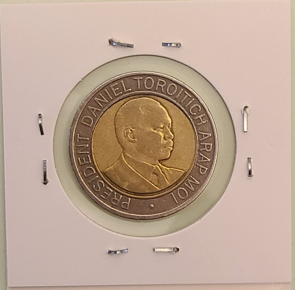 Kenya coin, 20 Shilling, 1998