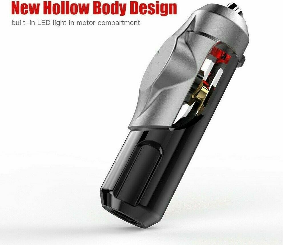 Professional Tattoo Machine Coreless Motor Gun Makeup Rotary Pen RCA Interface