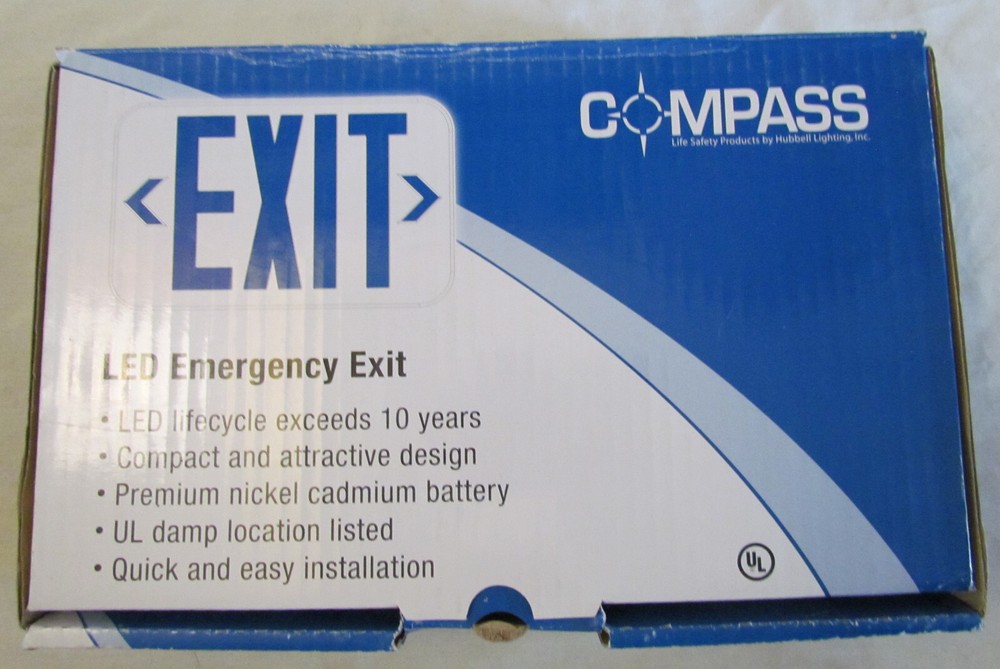 Compass LED Emergency Exit Light