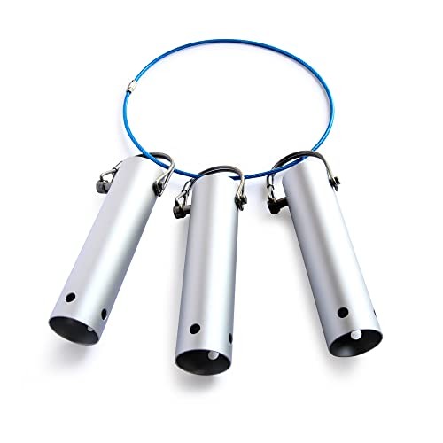 Pool Tool Holder and Organizer; Storage System for Brushes, Leaf 3 Matte Silver