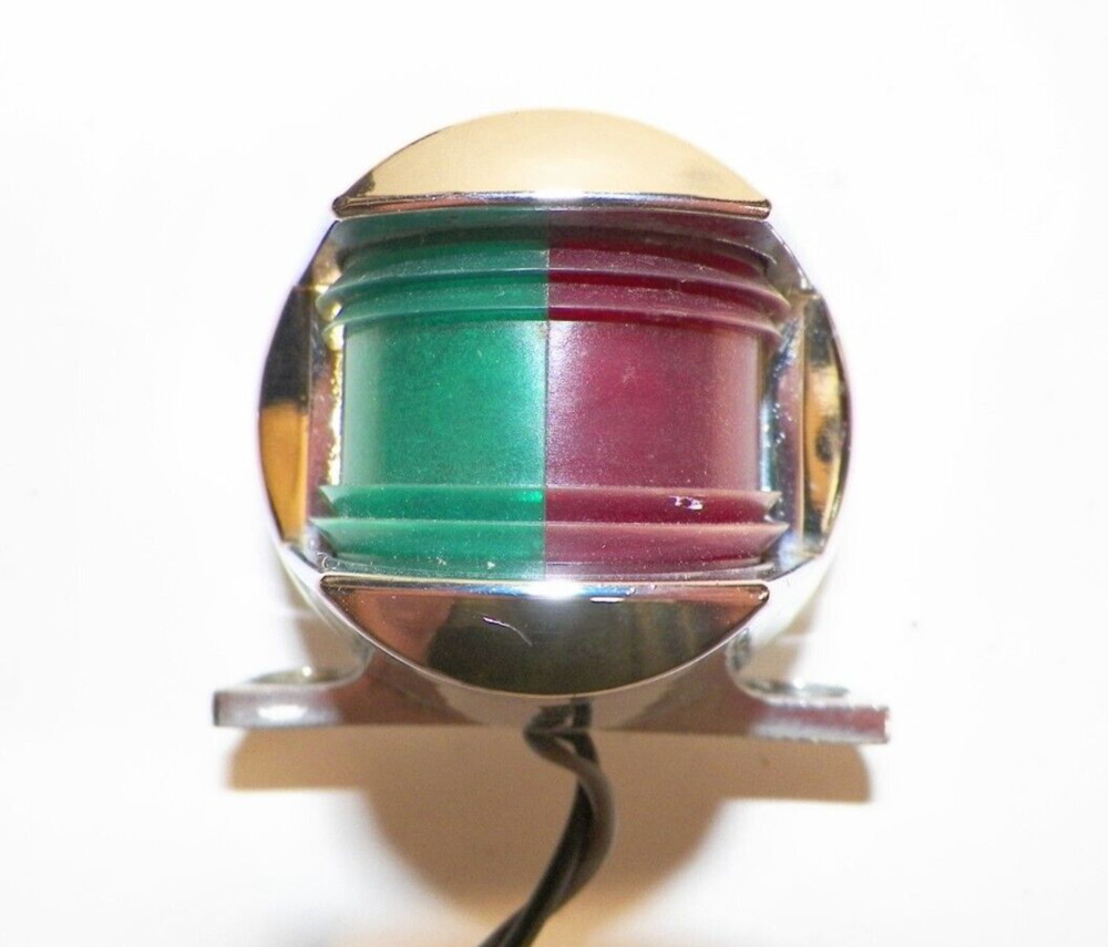 Vintage Marine Bow Light Red/Green