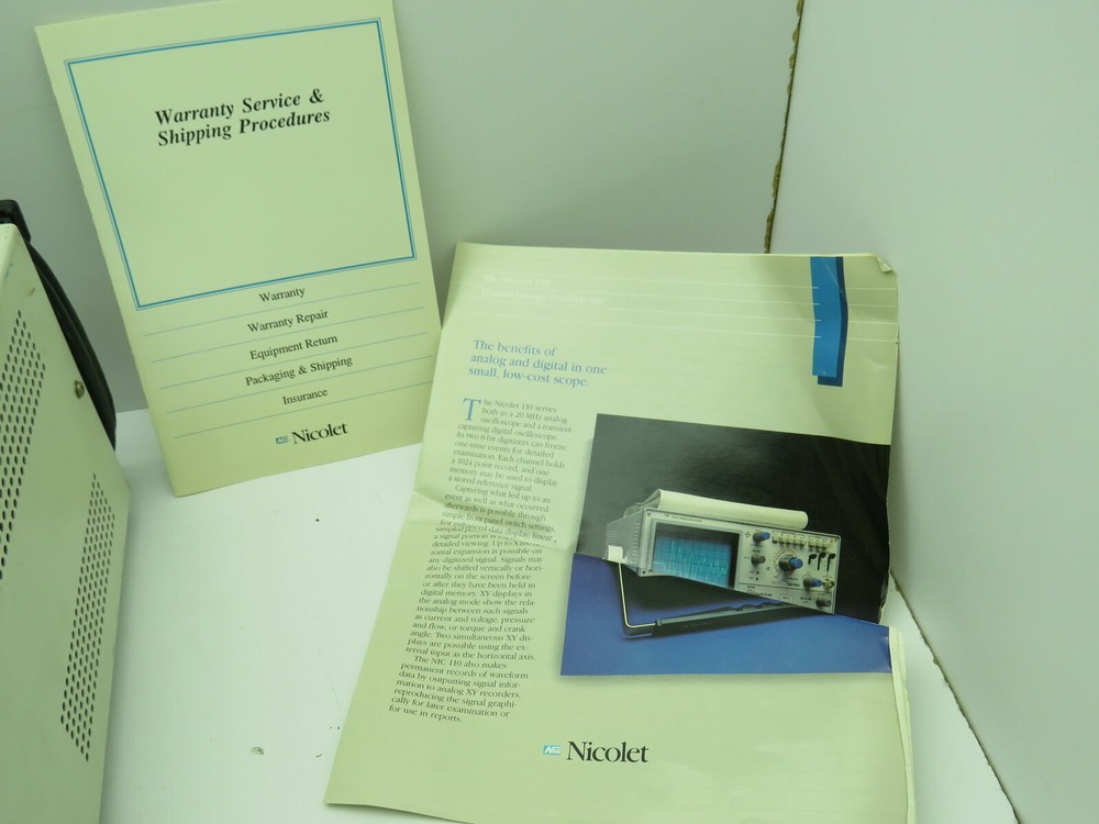 Nicolet 110 Digital Storage Oscilloscope