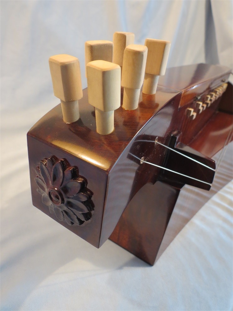 Hand Made 6 strings 24 keys Hurdy Gurdy,Whole Maple wood#2