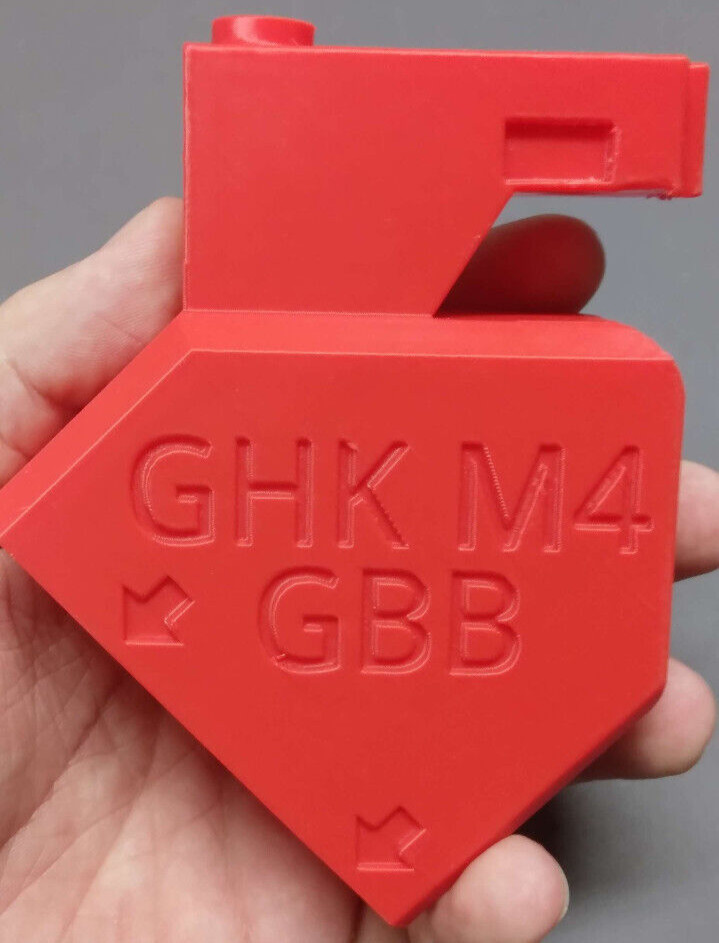 GHK M4 / G5 Airsoft GBB Odin Speedloader Adapter (Red)