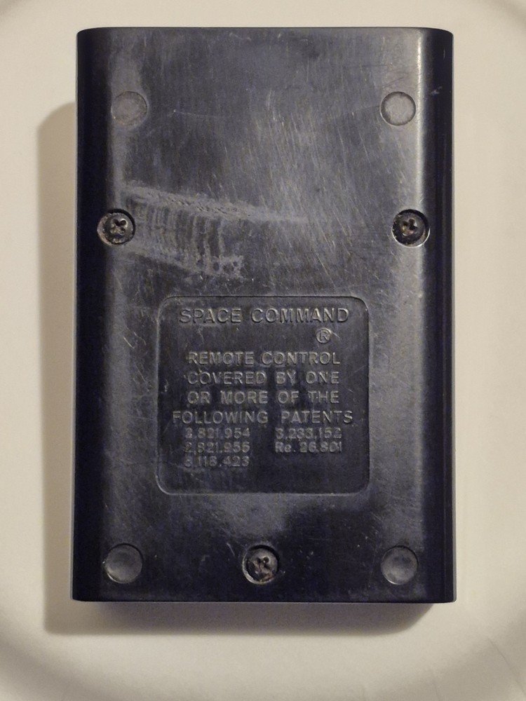 Vintage Zenith Space Command 4 Push Button Tv Remote Control MCM EXCELLENT COND.