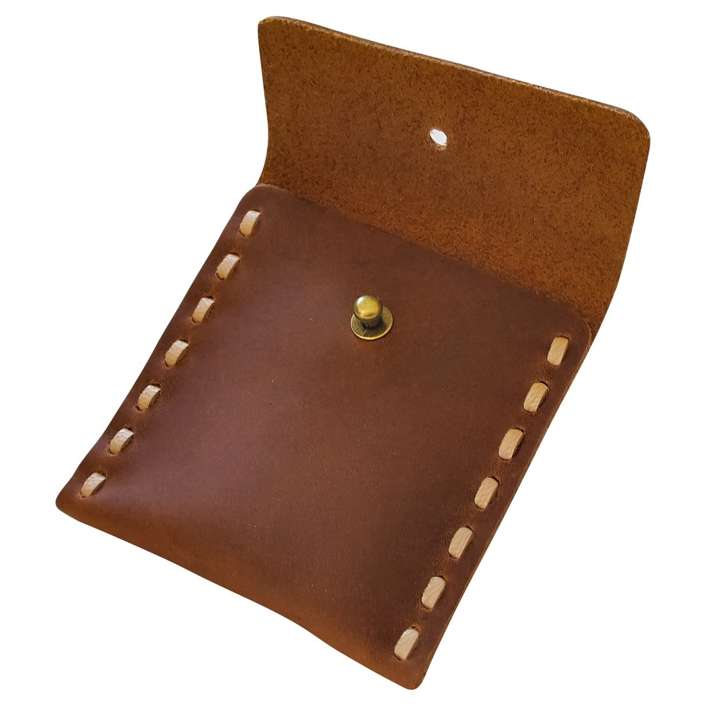 Realeather(R) Crafts Button Stud & Post 10/Pkg-Antique Brass