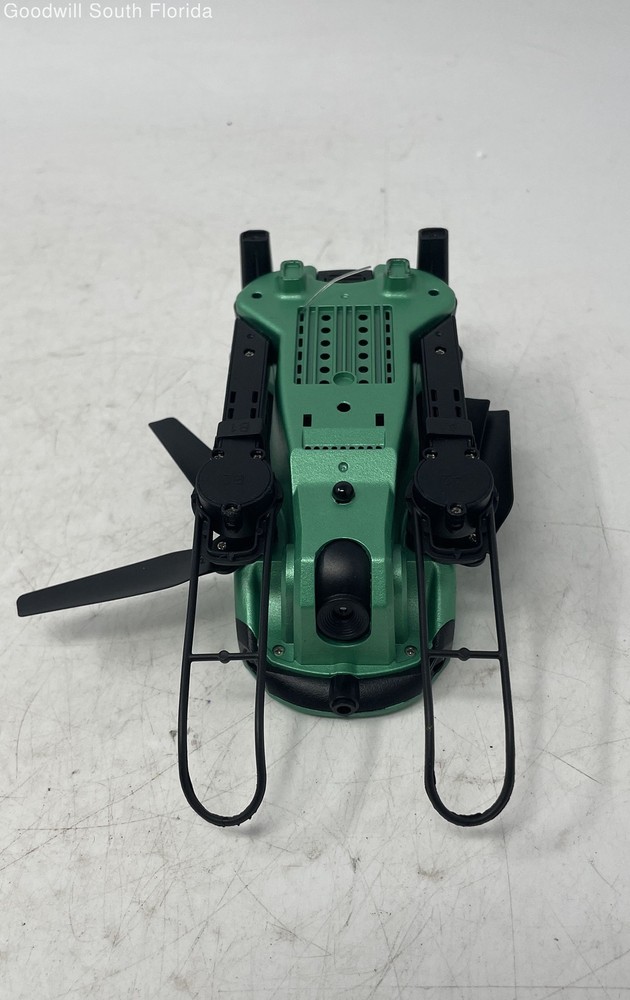Pioneer Black Green Foldable Obstacle Avoidance Drone With Controller Not Tested