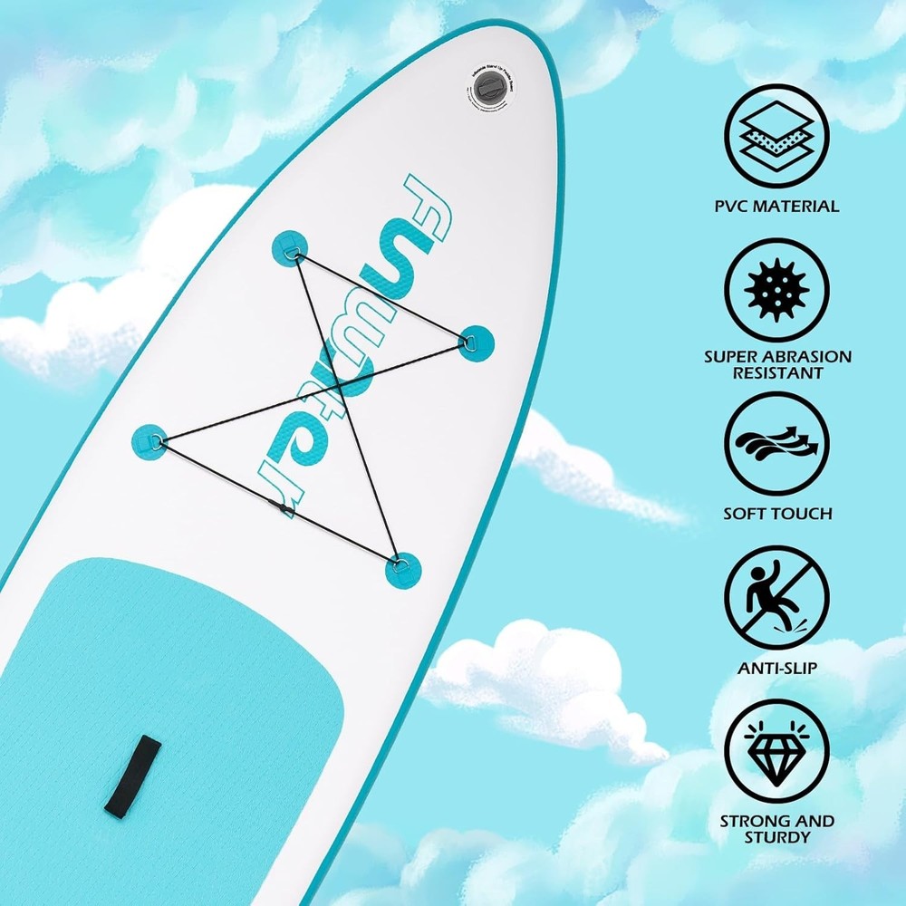 Portable Inflatable Paddleboard Set with Accessories