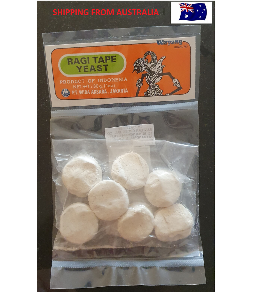 Ragi Tape Yeast Tapai Cassava Root Fermentation Fermented