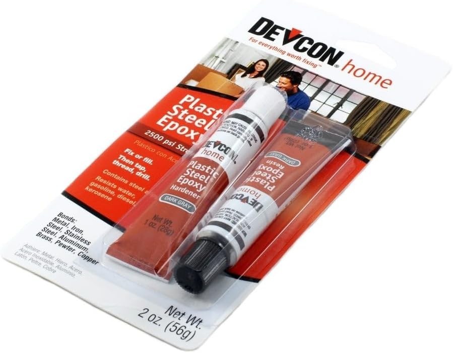 Devcon 52345 Plastic Steel Epoxy - 1 oz. 2-Part Tube