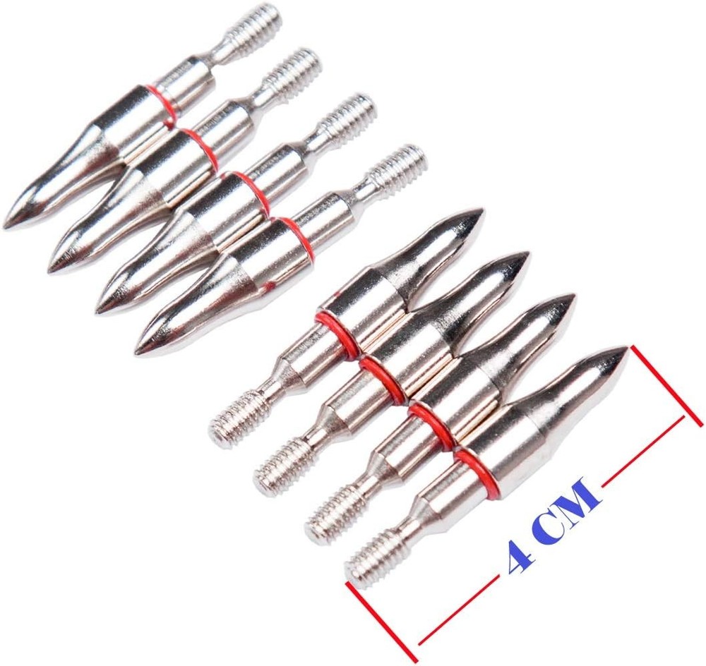 Archery 100 Grain Field 19/64" Arrow Points Tips Target and Sharp, Sharp