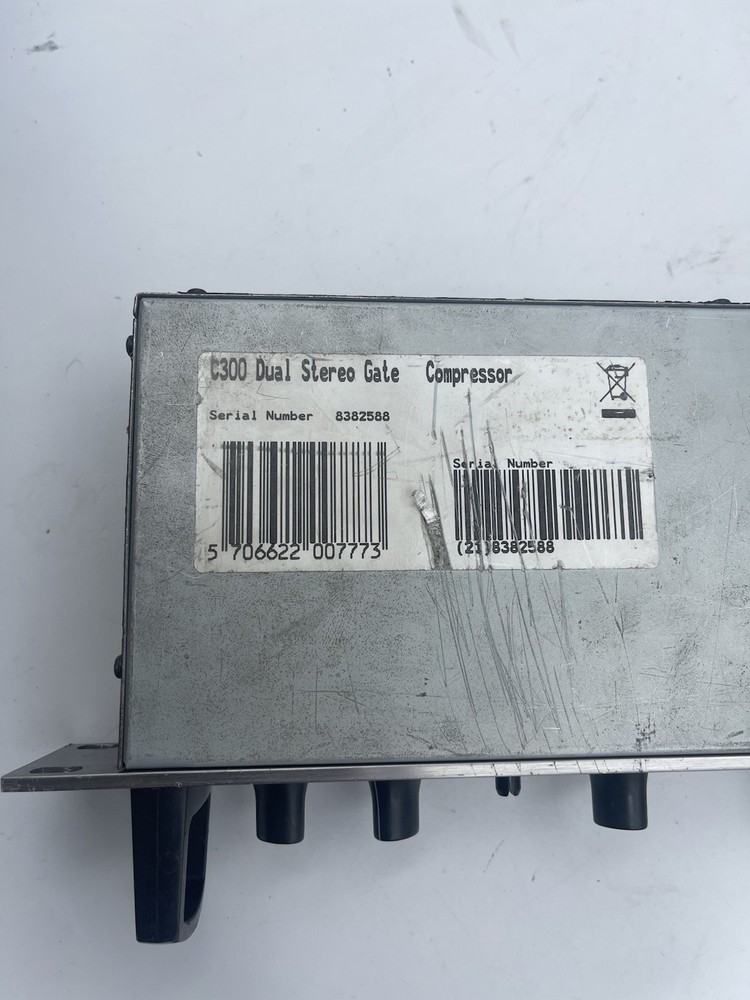T.C. Electronic C300 Dual Stereo Gate Compressor (Untested) As Is