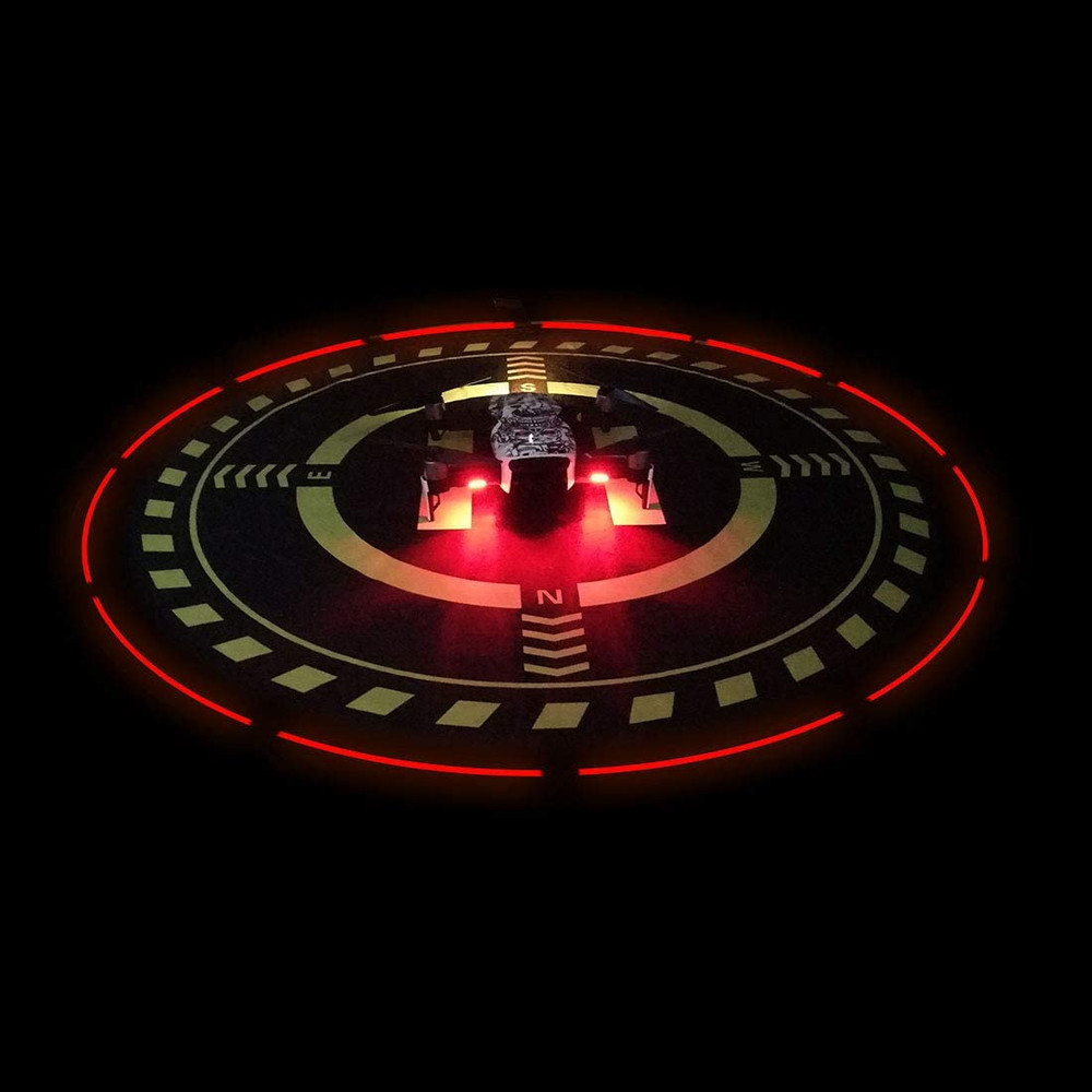 Drones Landing Pad with LED Light up Foldable Design for DJI Mavic Mini 2 Mavic