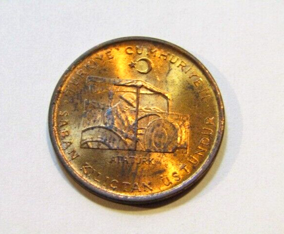 Turkey 1972 10 Kurus unc Coin