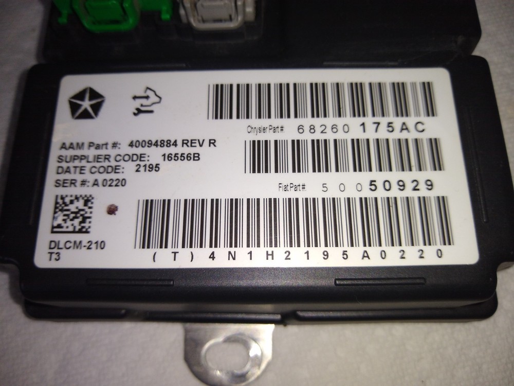 68260175AC 2016 Jeep Cherokee Limited 4WD Transfer Case Controller