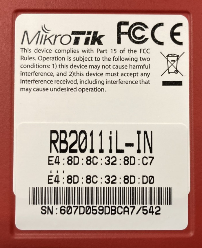 MikroTik RB2011 Series Routerboard - Open Box -
