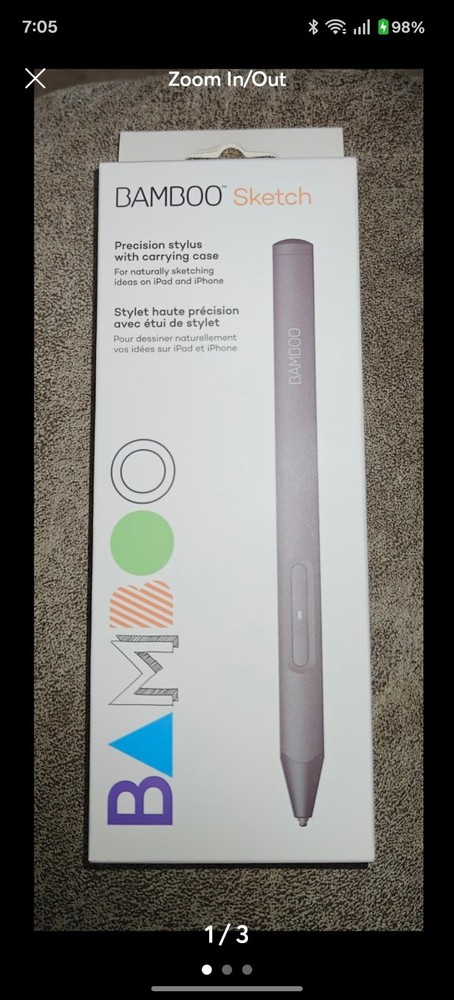Wacom Bamboo Sketch Stylus Black CA610PK
