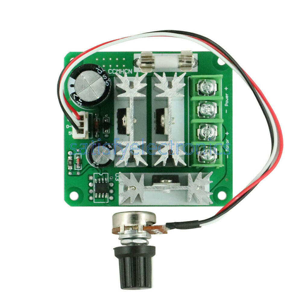 NEW 6-90V 15A DC Motor Speed Controller Pulse Width PWM Speed Regulator Switch